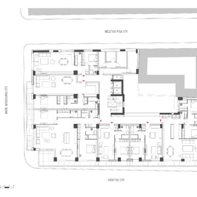 redesign of an apartment building in mets 1st floor plan